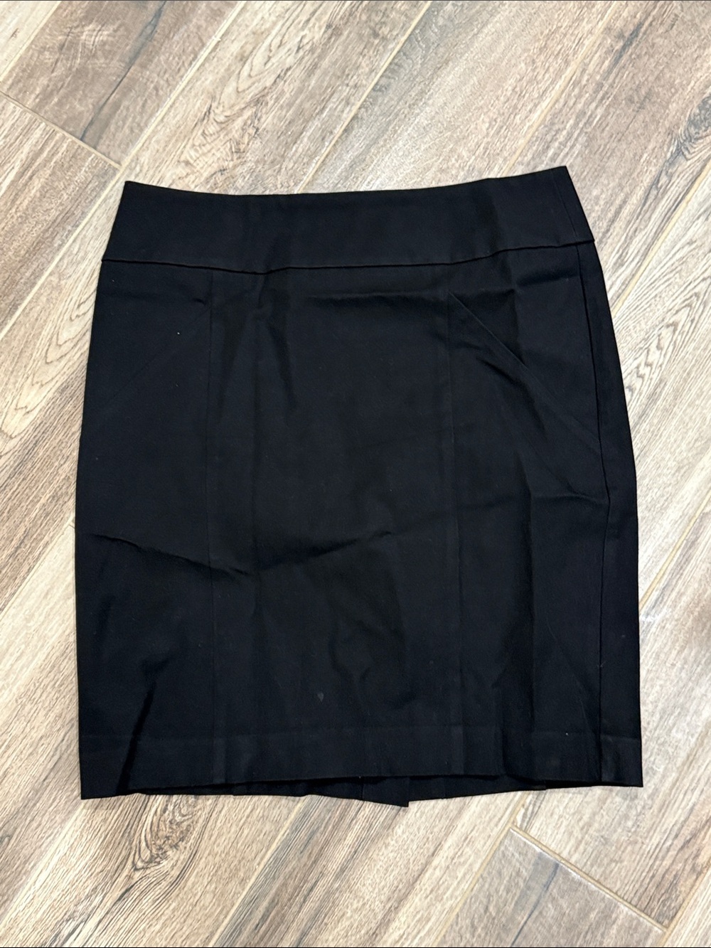 Banana Republic Sz 10 Black Stretch Pencil Skirt B38